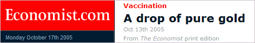 Economist - A drop of pure gold